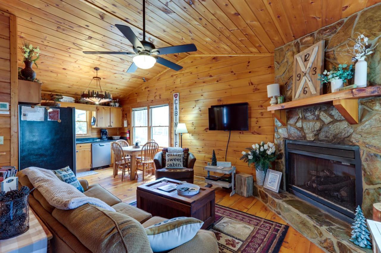Blue Ridge Cozy Cabin In The Woods With Hot Tub! 외부 사진