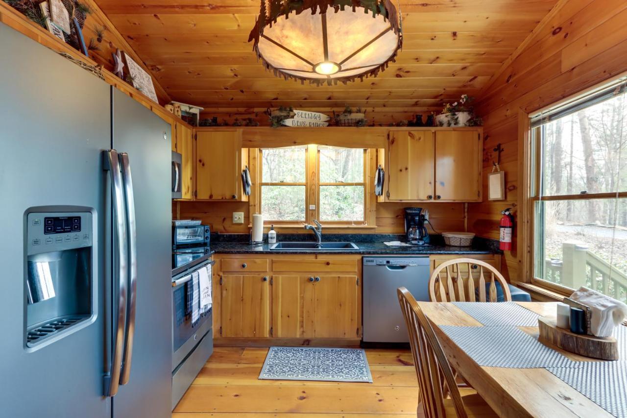 Blue Ridge Cozy Cabin In The Woods With Hot Tub! 외부 사진