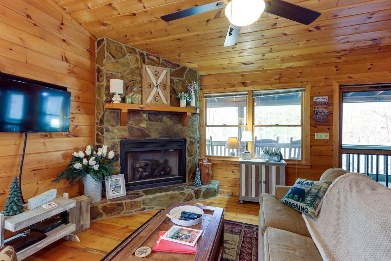 Blue Ridge Cozy Cabin In The Woods With Hot Tub! 외부 사진