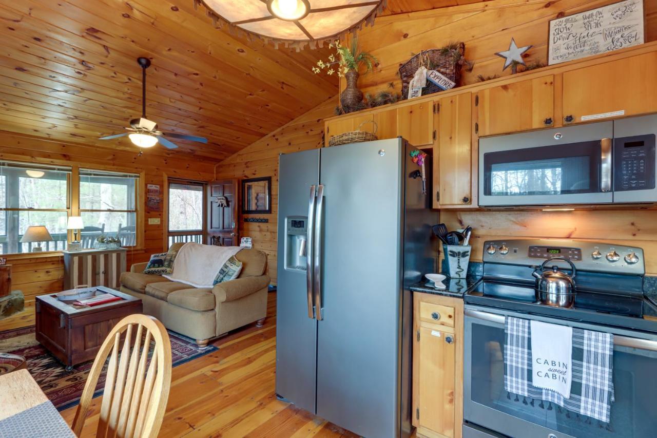 Blue Ridge Cozy Cabin In The Woods With Hot Tub! 외부 사진