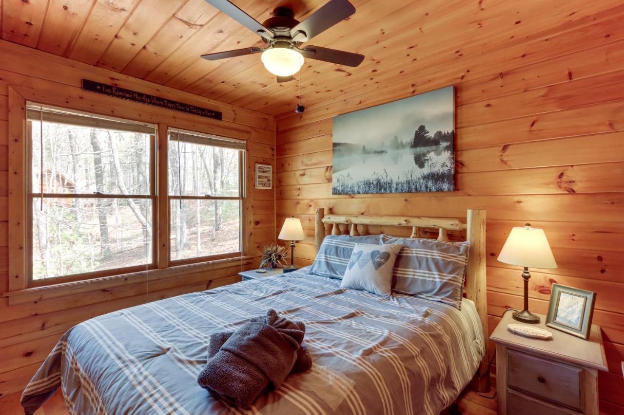 Blue Ridge Cozy Cabin In The Woods With Hot Tub! 외부 사진