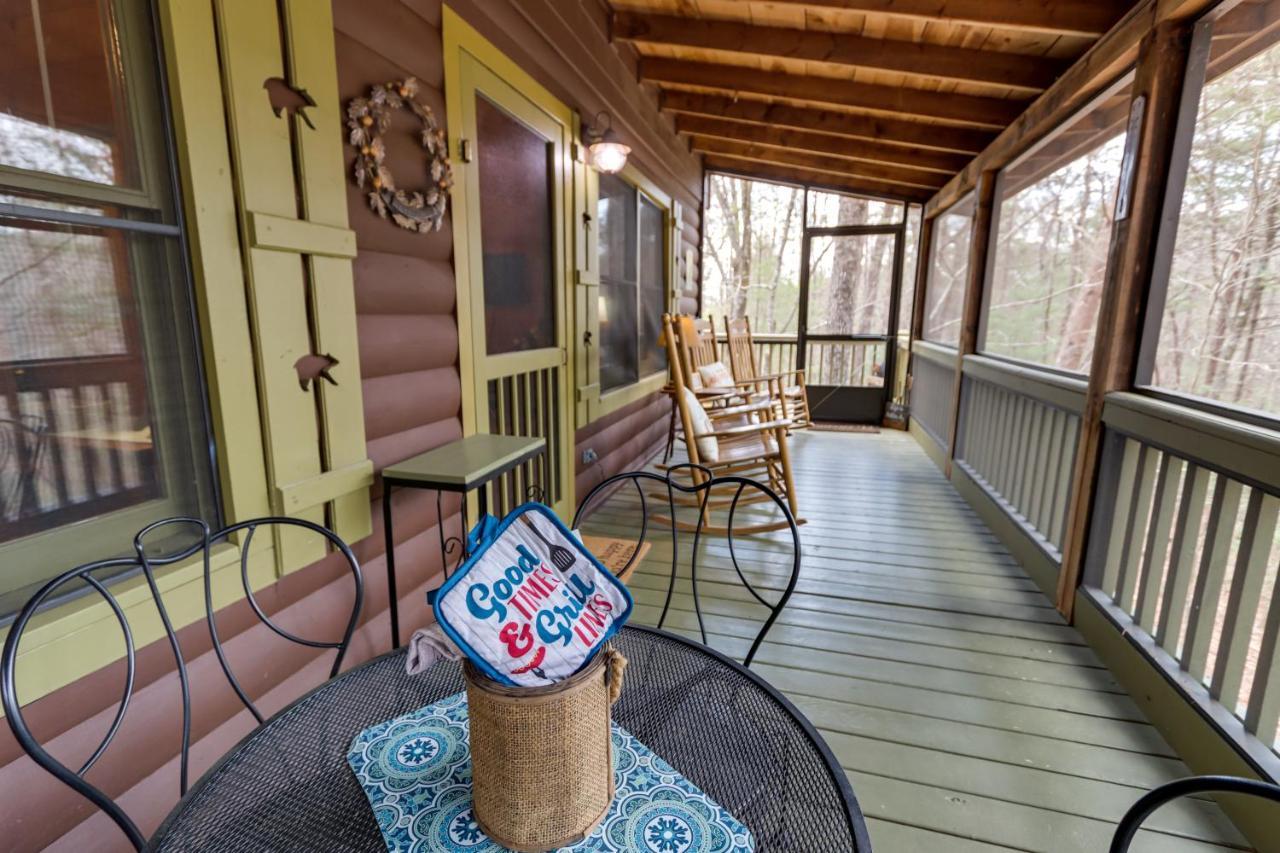 Blue Ridge Cozy Cabin In The Woods With Hot Tub! 외부 사진