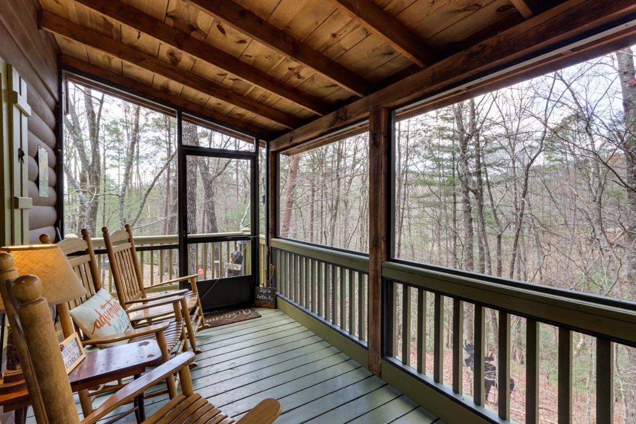 Blue Ridge Cozy Cabin In The Woods With Hot Tub! 외부 사진