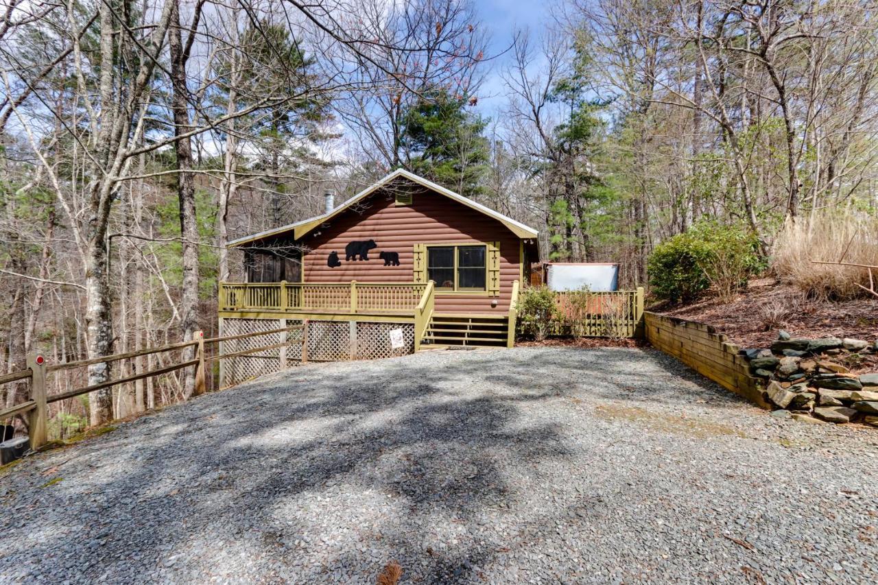 Blue Ridge Cozy Cabin In The Woods With Hot Tub! 외부 사진