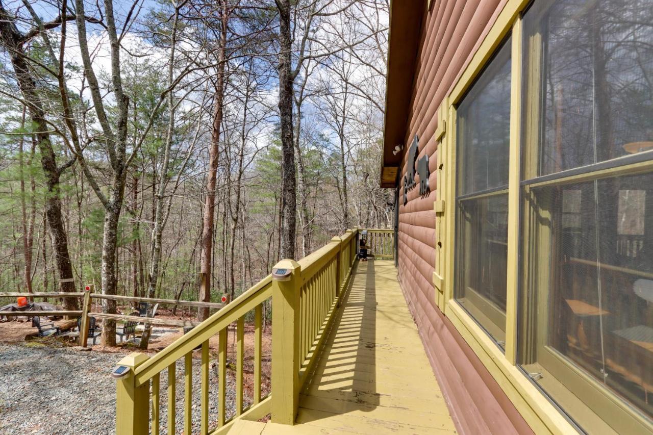Blue Ridge Cozy Cabin In The Woods With Hot Tub! 외부 사진
